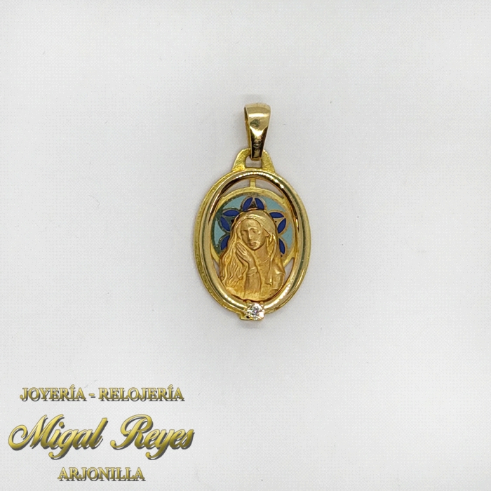 VIRGEN NIÑA OVAL