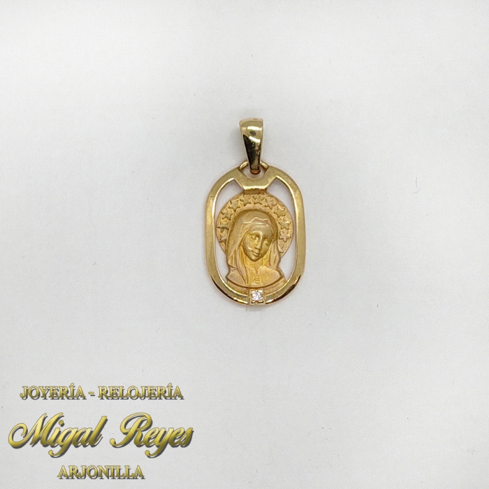 VIRGEN NIÑA OVAL