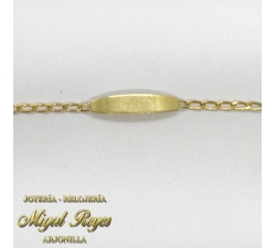 ESCLAVA DE ORO 18K, DE COMUNION B                                     