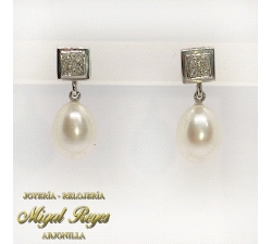 PENDIENTES PERLA