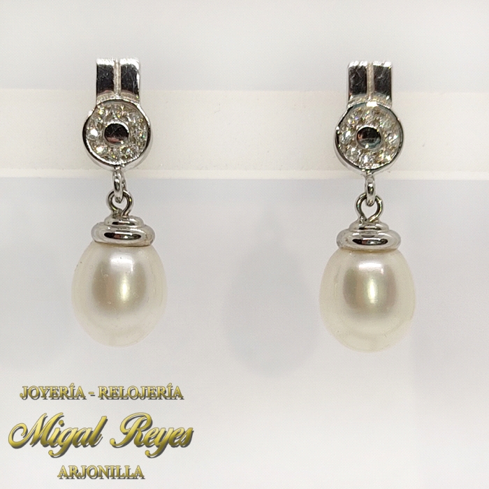 PENDIENTES PERLA