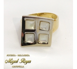 ANILLO CUADRADO NACAR