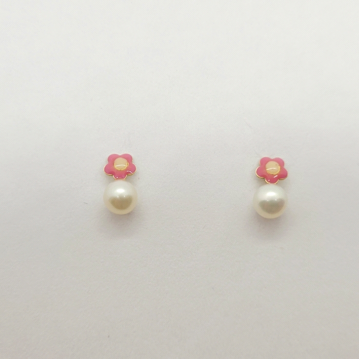 PENDIENTES FLOR PERLA