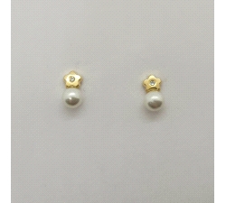 PENDIENTES FLOR PERLA