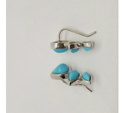 PENDIENTES TURQUESAS