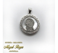 MEDALLA PLATA V,NIÑA NACAR                                            