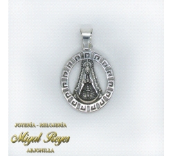 MEDALLA PLATA ROCIO OVAL GRECA                                        