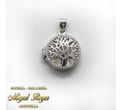 COLGANTE PLATA ARBOL VIDA PEQUEÑOS                                    