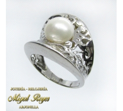 ANILLO CALADO PERLA