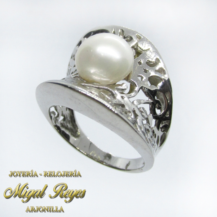 ANILLO CALADO PERLA