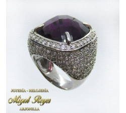 ANILLO TONO AMATISTA