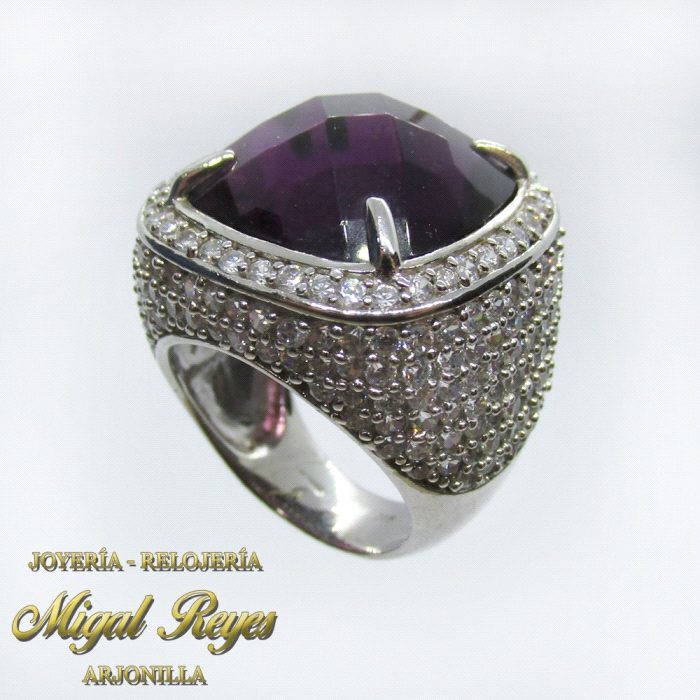 ANILLO TONO AMATISTA