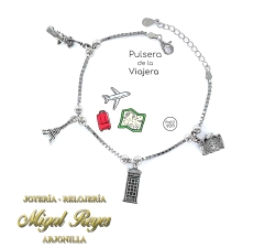 PULSERA PLATA MOTIVOS                                                 